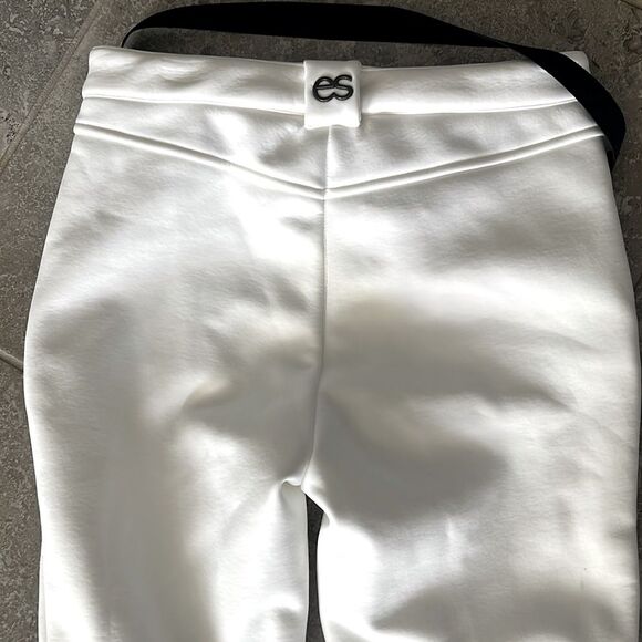 Erin Snow Zola Bootcut Pants in White, New, Size 6 - Picture 8 of 13